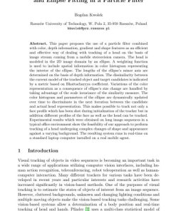 LNCS 3024 Stereovision Based Head Tracking Using Color and Ellipse Fitting in a Particle Filter 1st edition by Bogdan Kwolek  ISBN 3540219811  978-3540219811